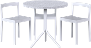 Baxter - Poseidon Cafe Table Package - 3 Chairs